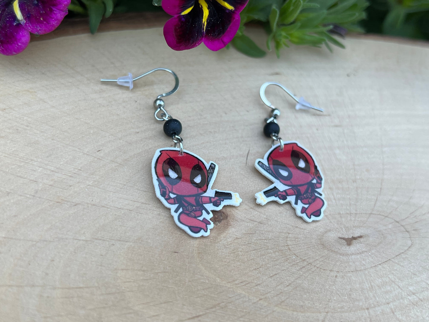 Deadpool Charakter Ohrhänger
