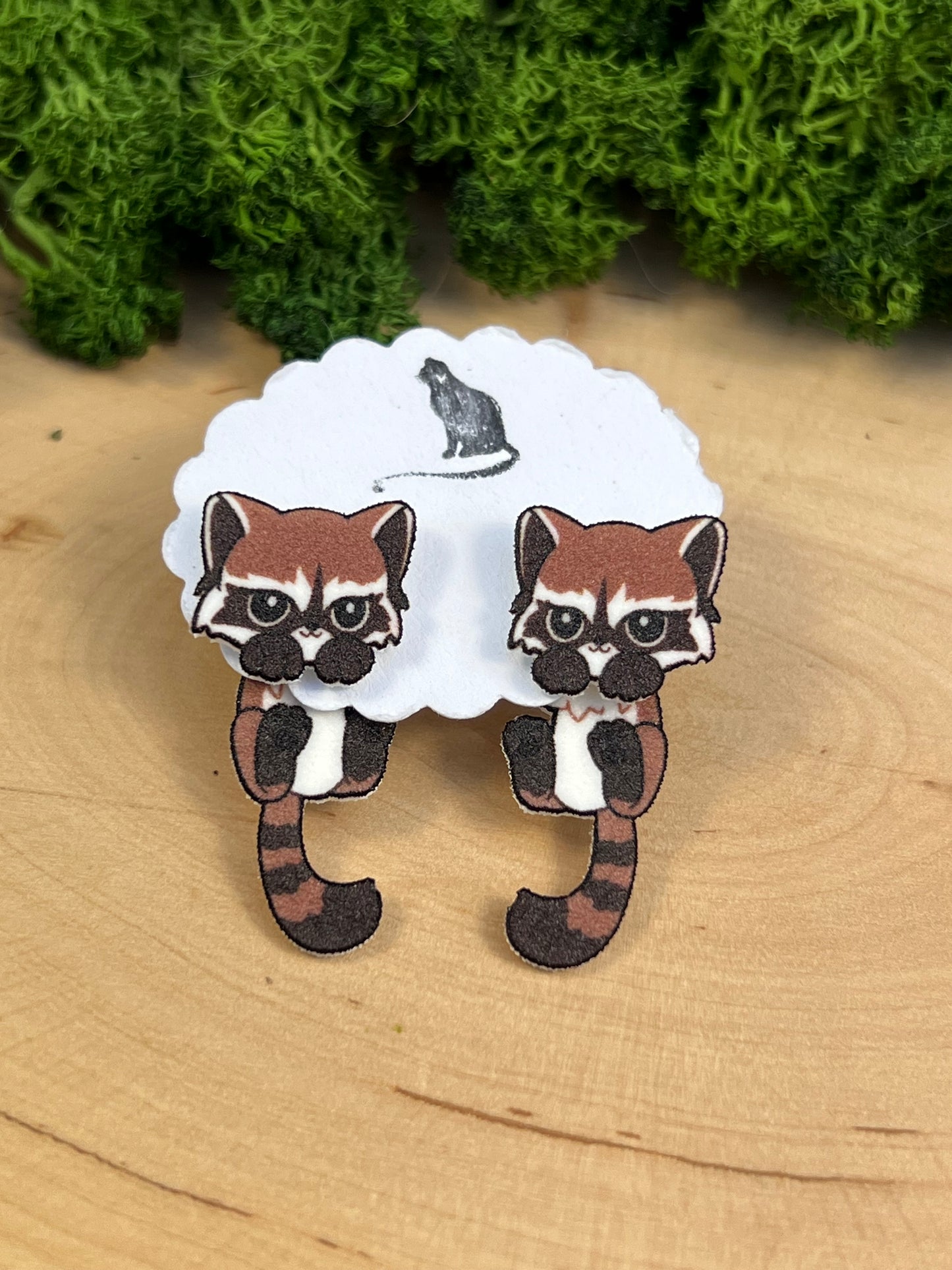 Eichhörnchen, Waschbär, Roter Panda Doppelstecker