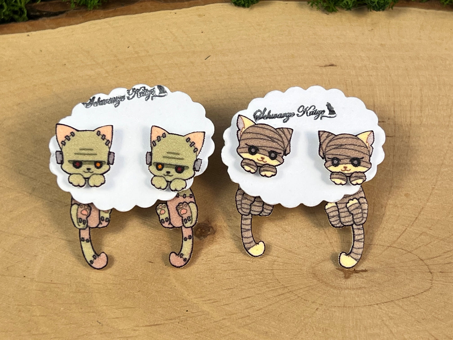 Frankenstein, Mumie Katzen Doppelstecker
