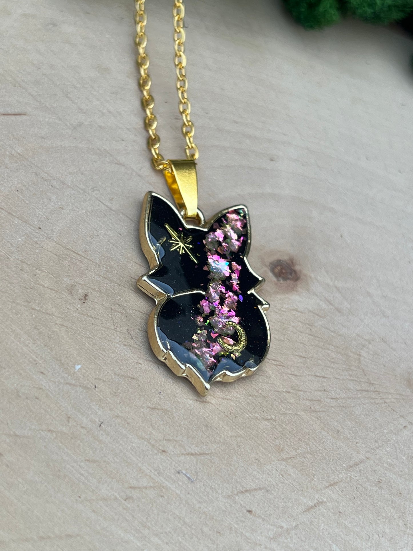 Fuchskopf Halskette Gold