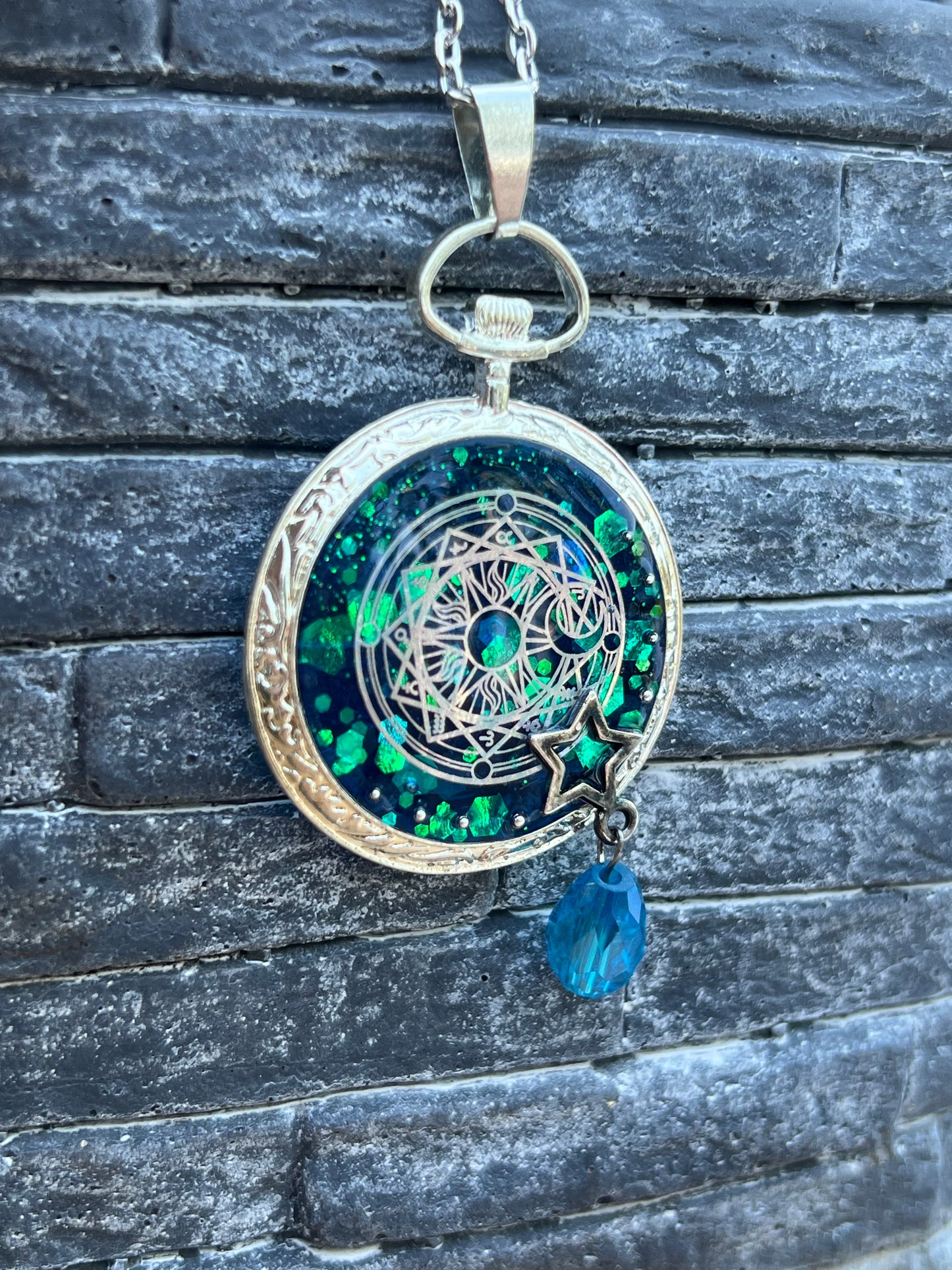 Magical Circle Halskette Silber