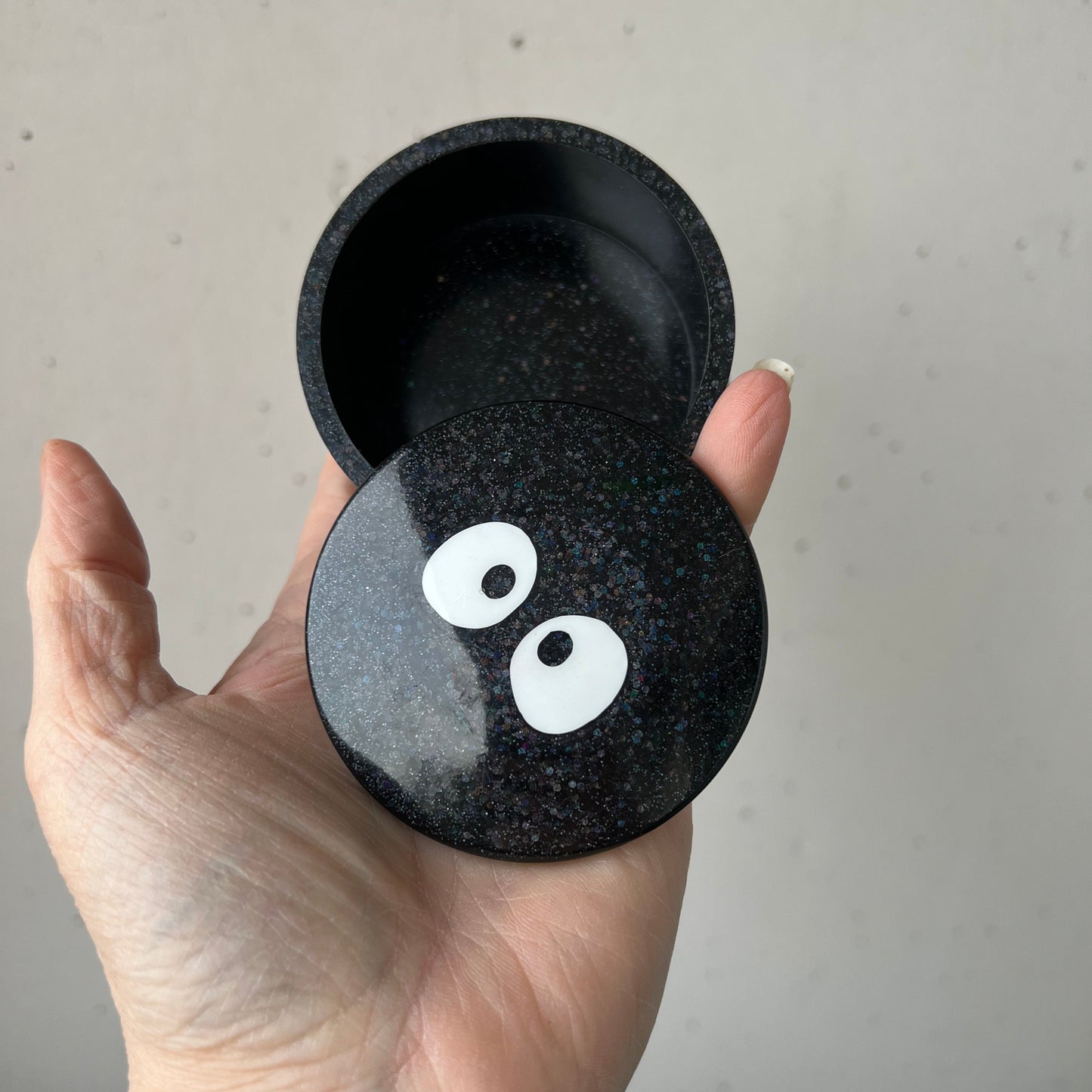 Kohletierchen Box rund