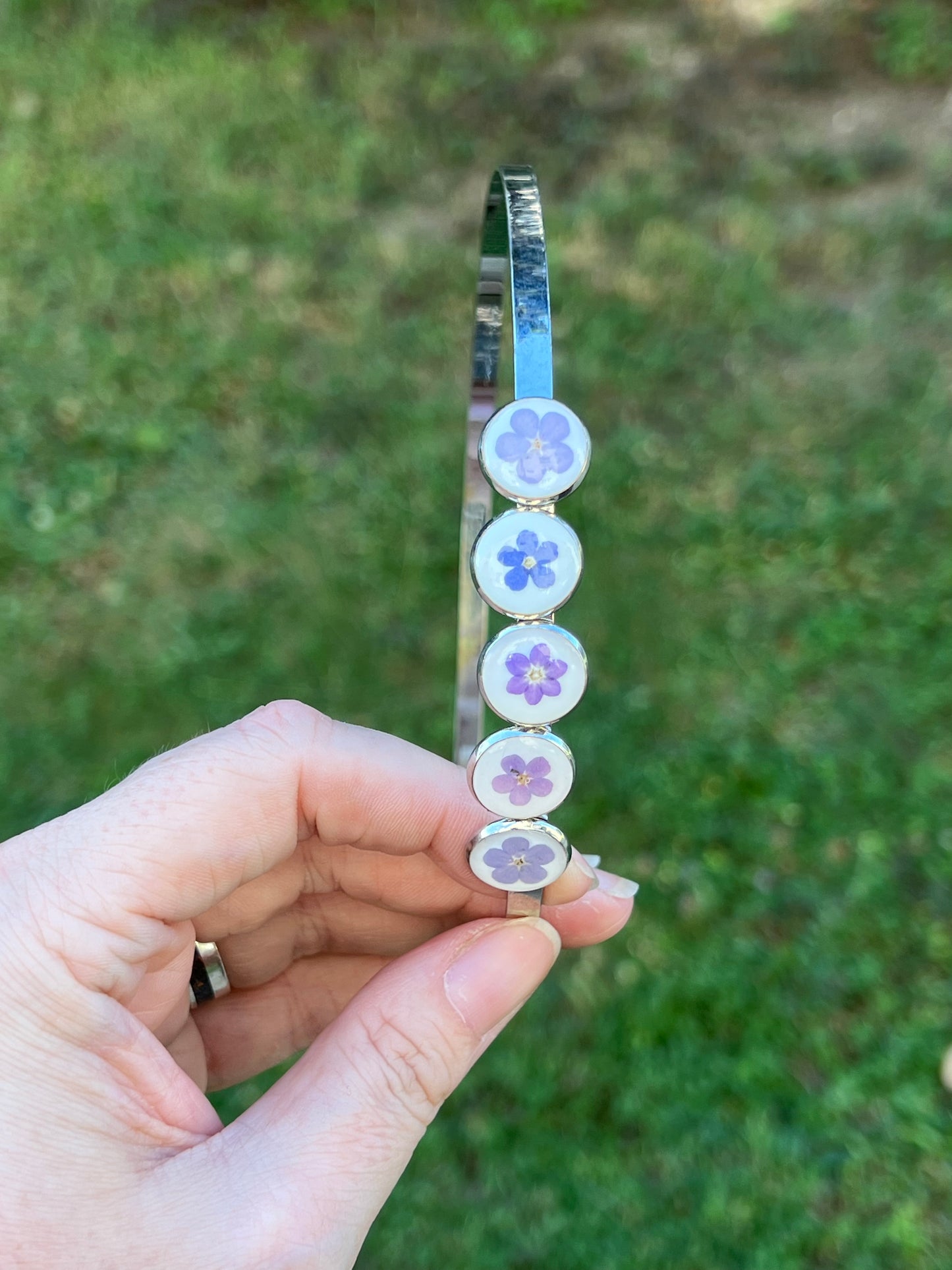 Haarreif Vergissmeinnicht