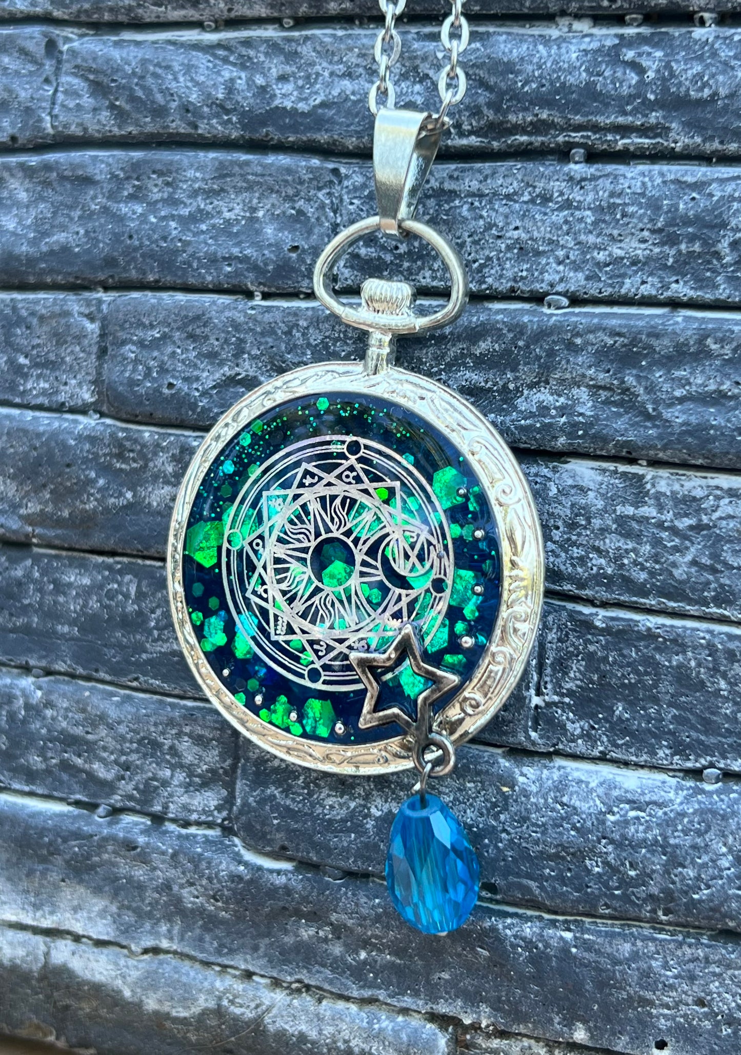 Magical Circle Halskette Silber