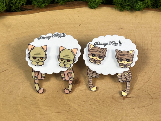 Frankenstein, Mumie Katzen Doppelstecker