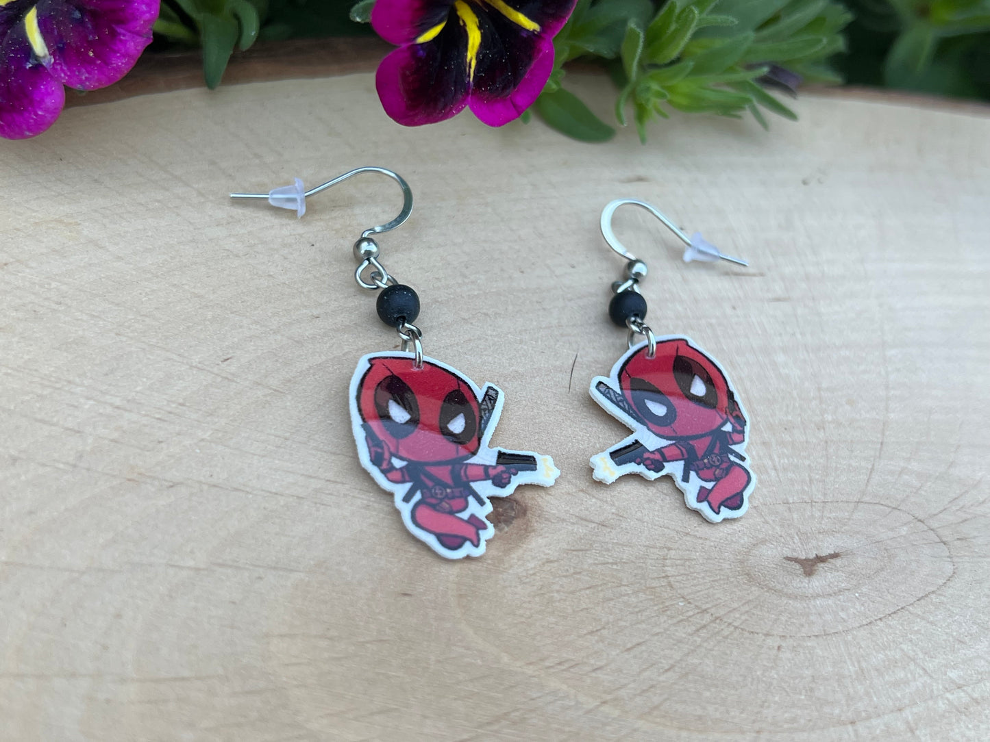 Deadpool Charakter Ohrhänger