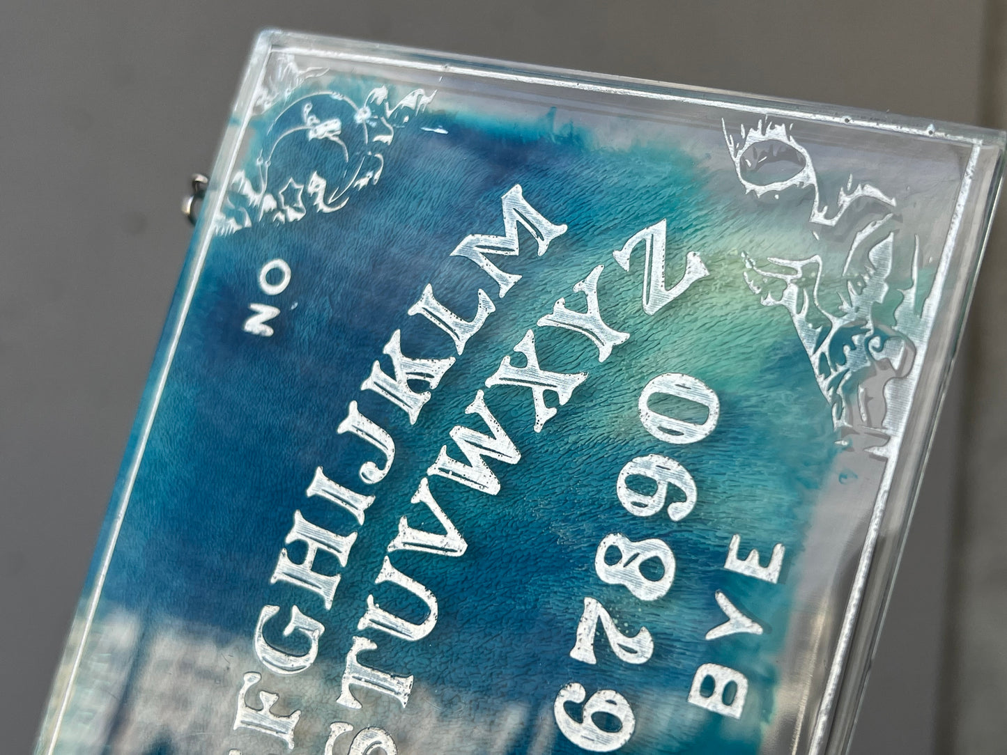 Quija Board Wandbild blau/türkis