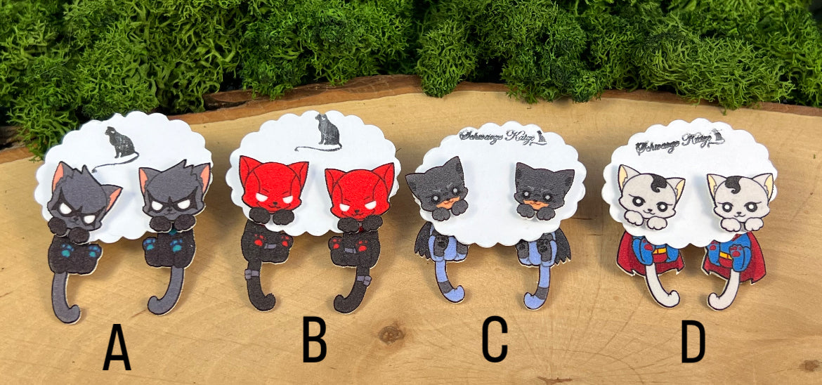 Batman, Superman Katzen Doppelstecker