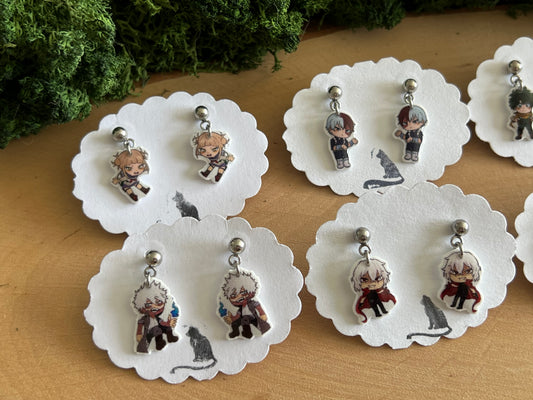 My Hero Academia Charakter Ohrstecker hängend