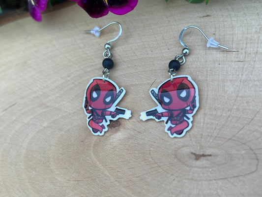 Deadpool Charakter Ohrhänger