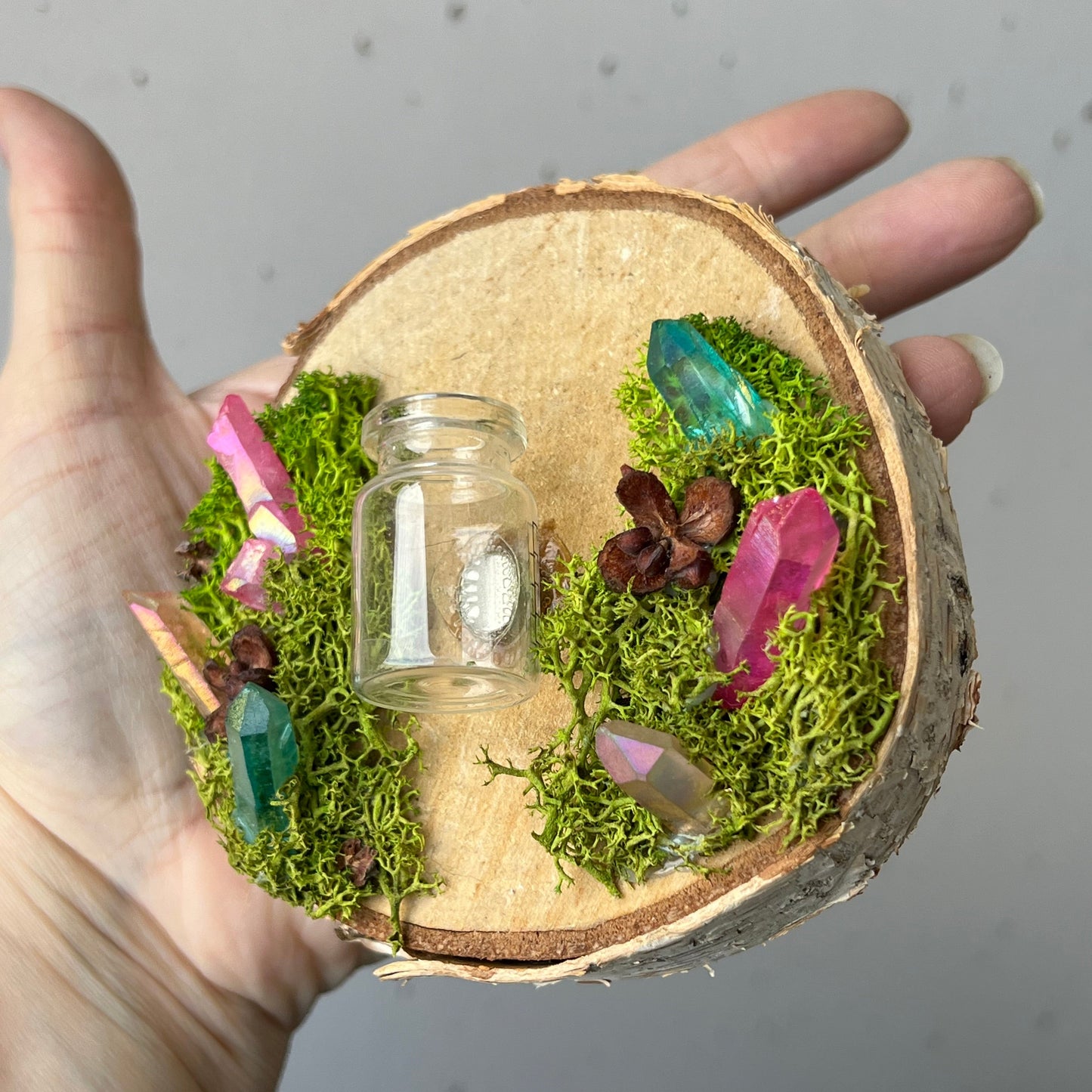 Naturwandbild mit Minivase