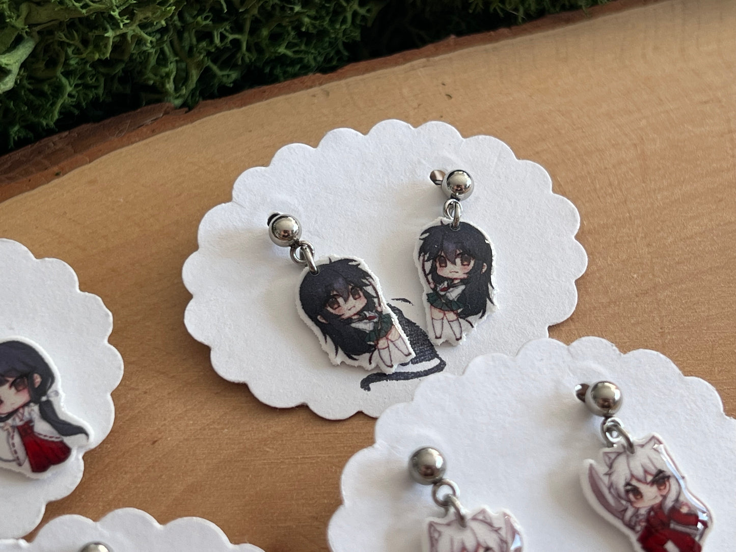 Inu Yasha Charakter Ohrstecker hängend