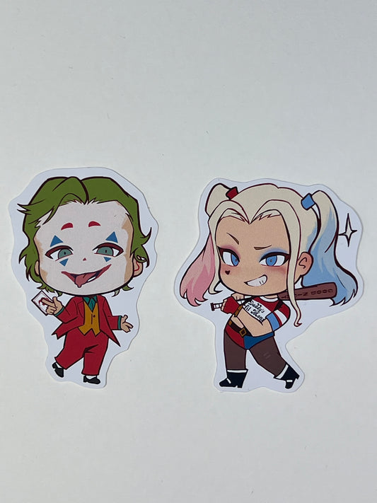 Harley Quinn und Joker Sticker