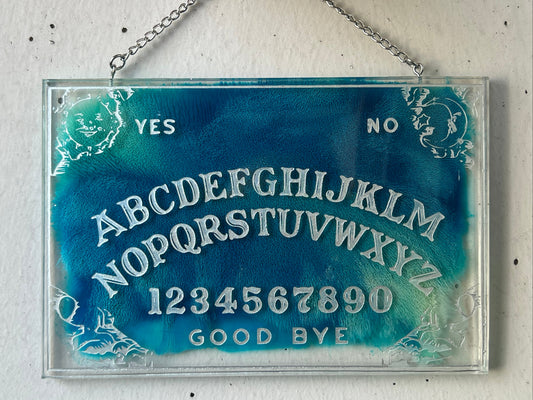 Quija Board Wandbild blau/türkis