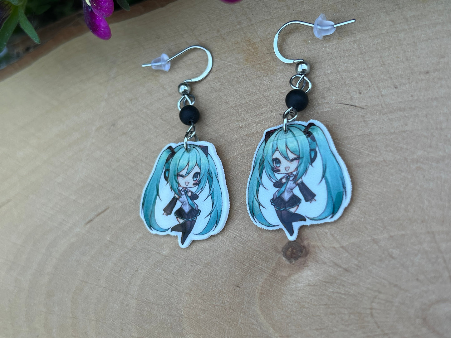 Miku Hatsune Charakter Ohrhänger