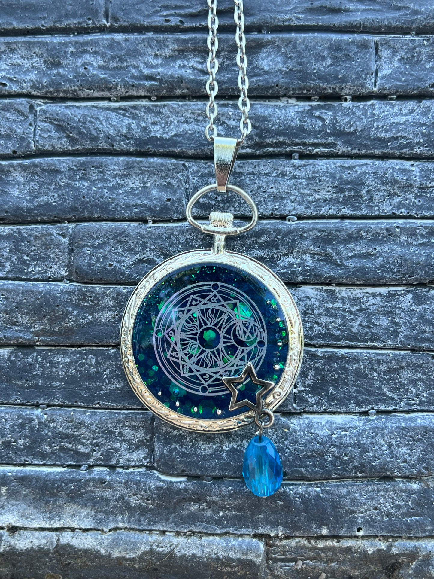 Magical Circle Halskette Silber