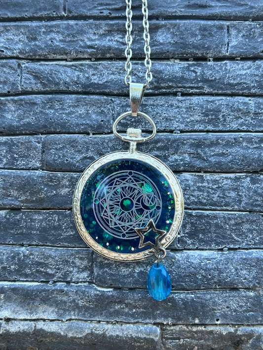 Magical Circle Halskette Silber