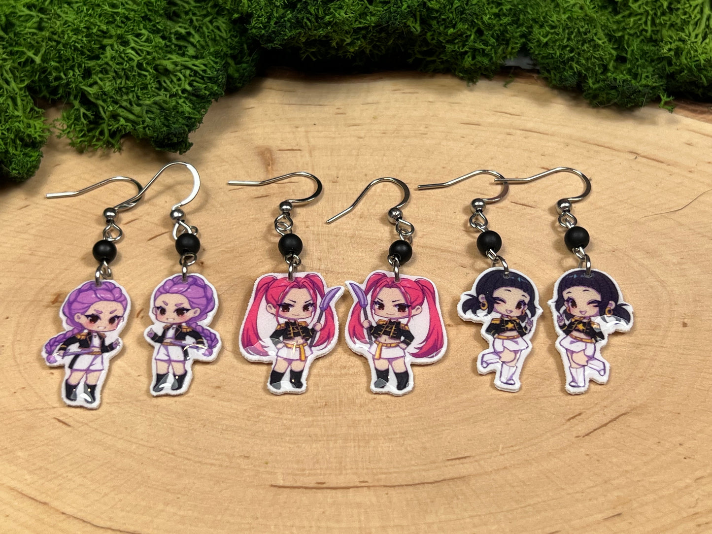 Huntrix Ohrhänger aus K-Pop Demon Hunters