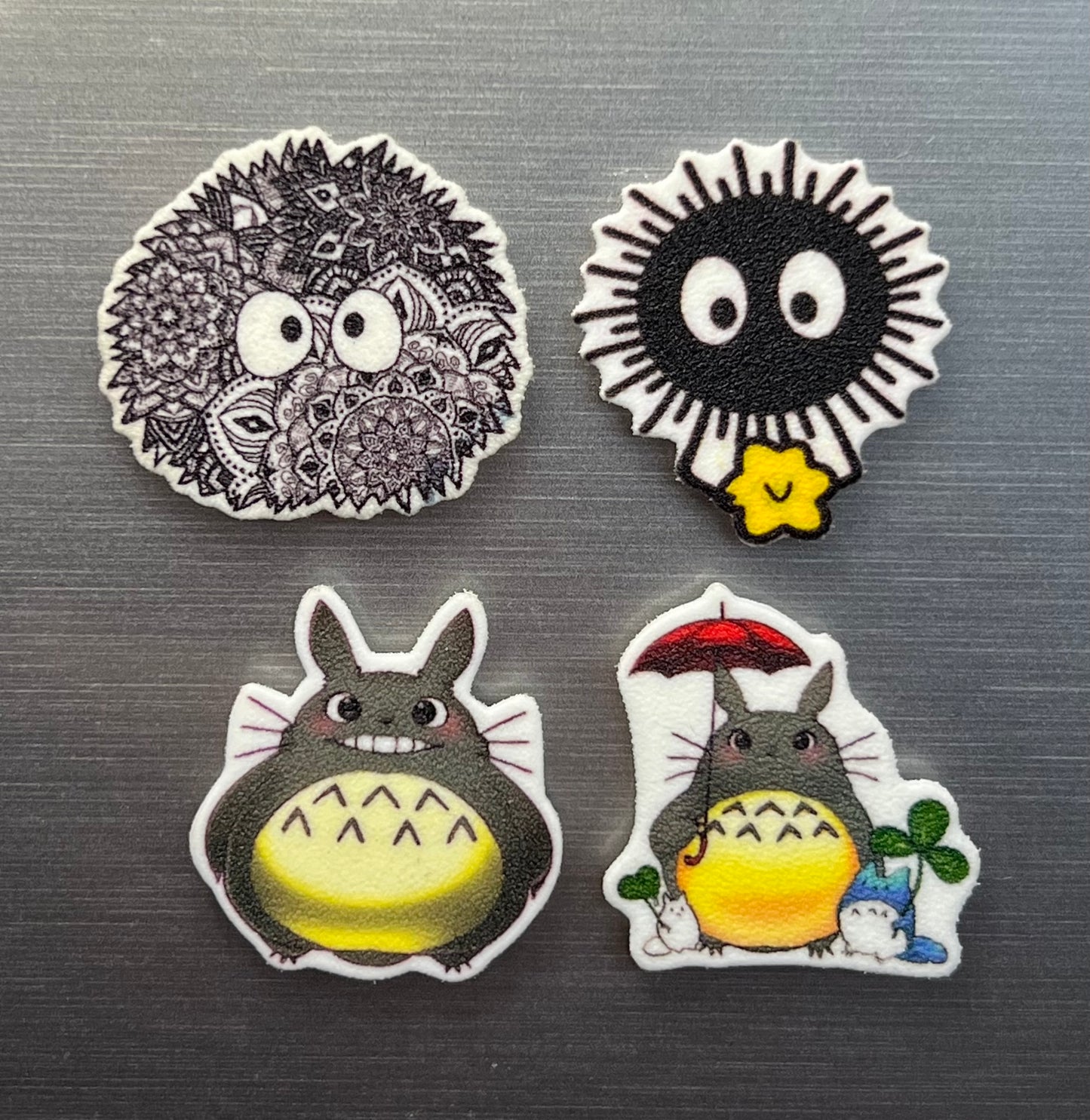 Totoro und Russmännchen Magnete