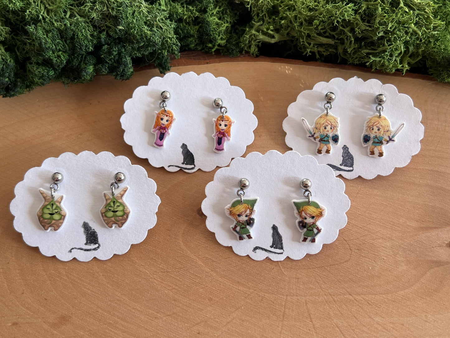 Zelda Charakter Ohrstecker hängend