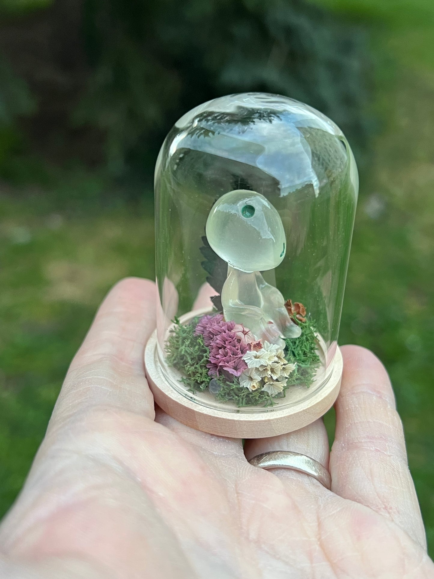 MiniMiniGlas mit Waldgeist