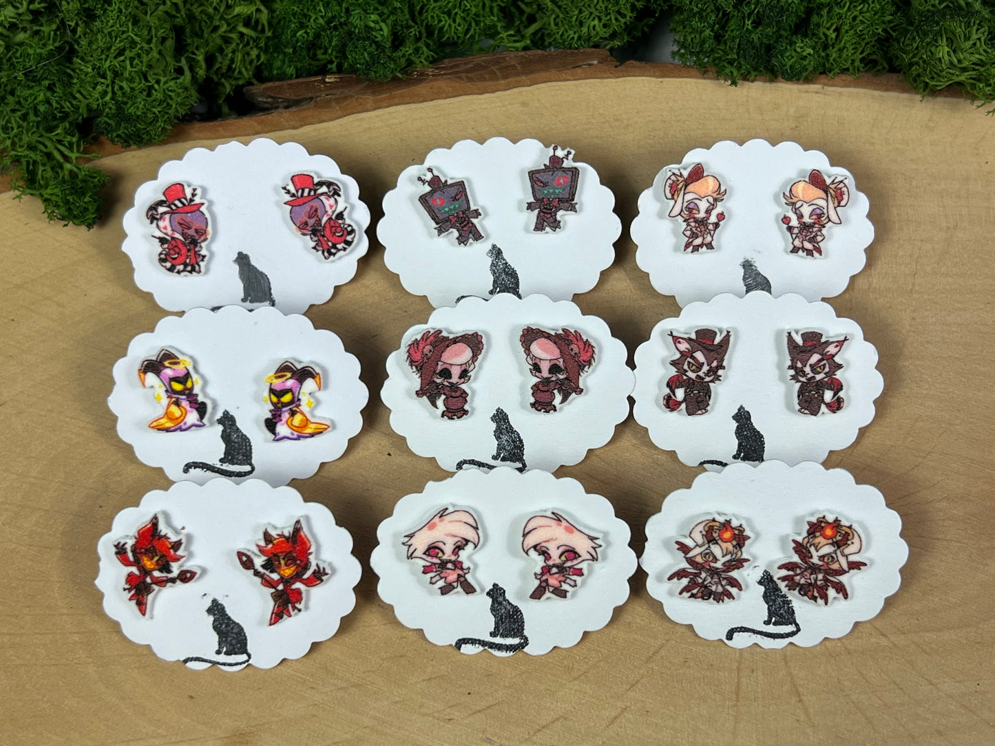 Hazbin Hotel Chibis Ohrstecker