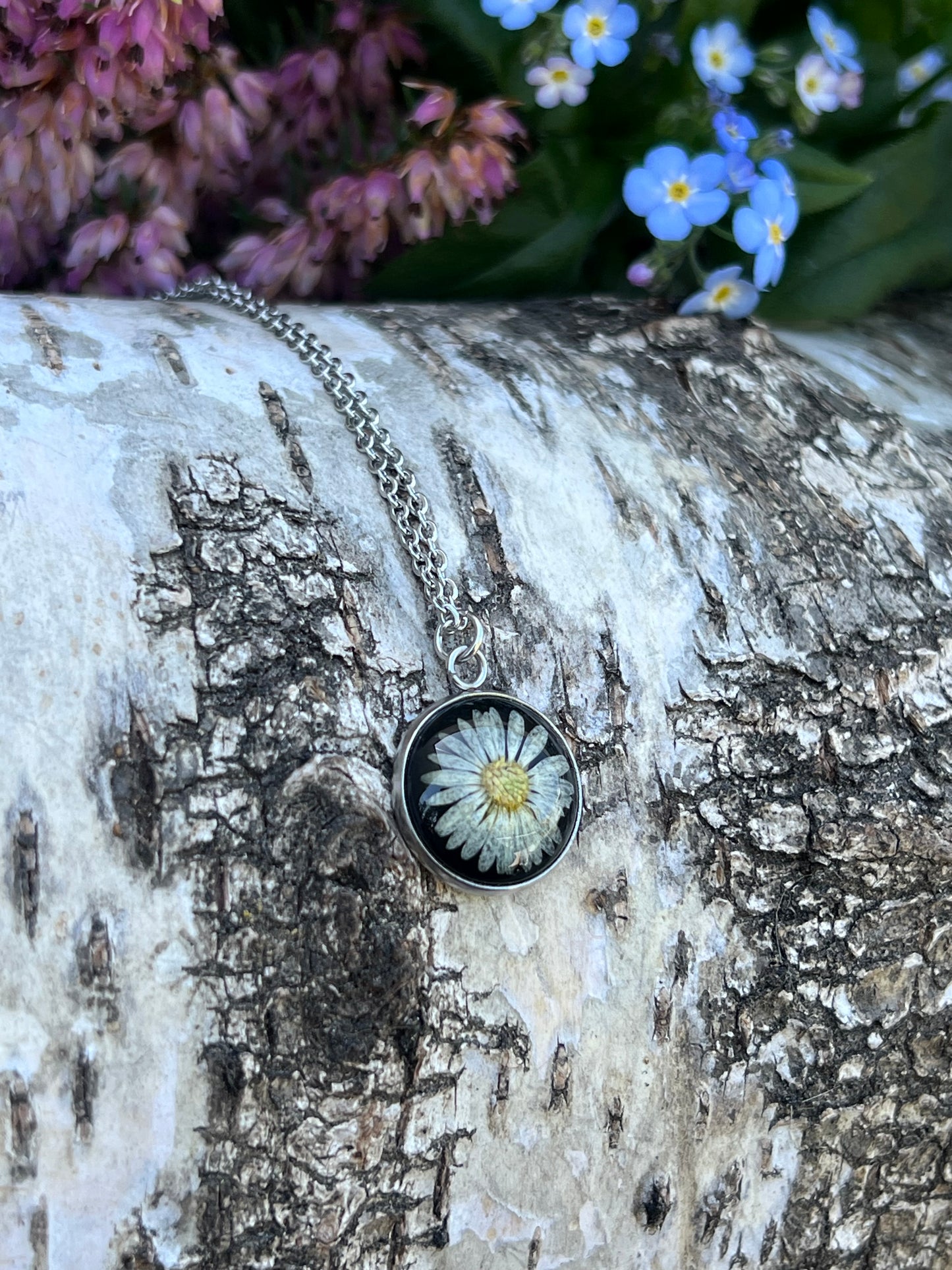 Gänseblümchen Halskette klein