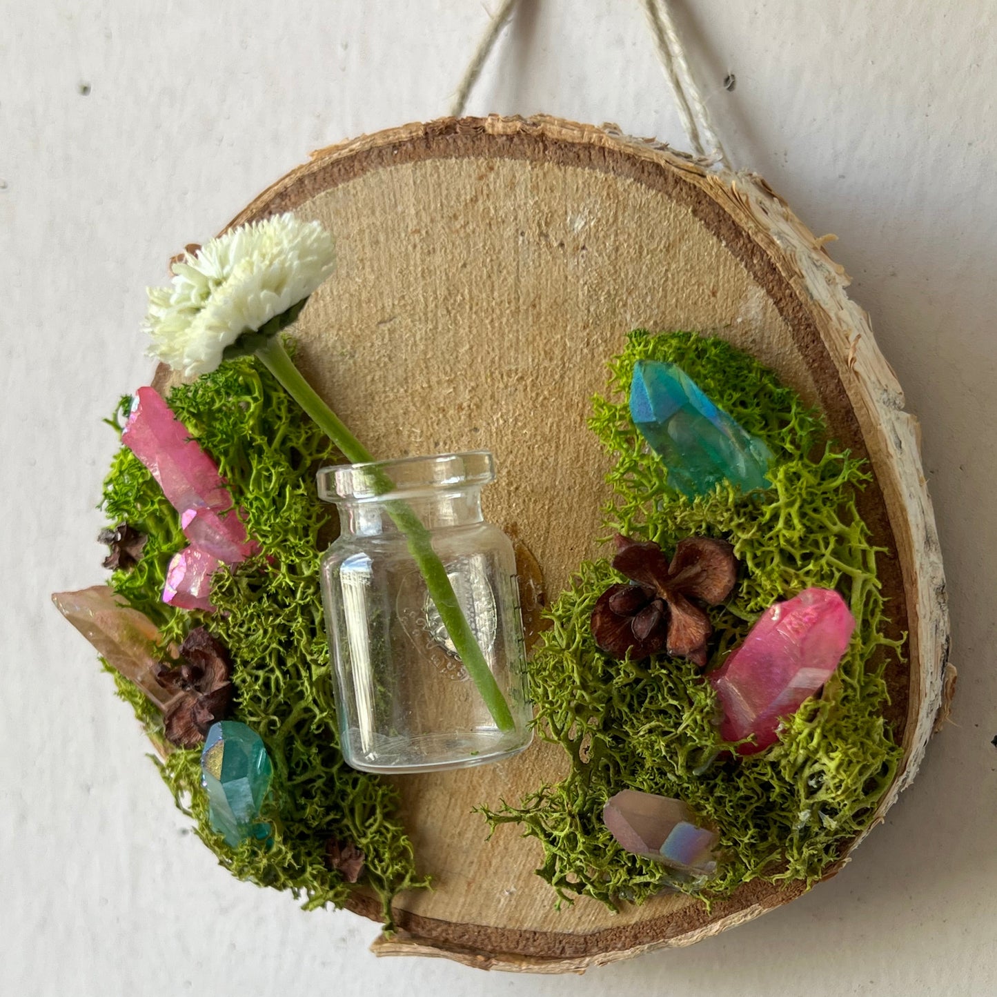 Naturwandbild mit Minivase
