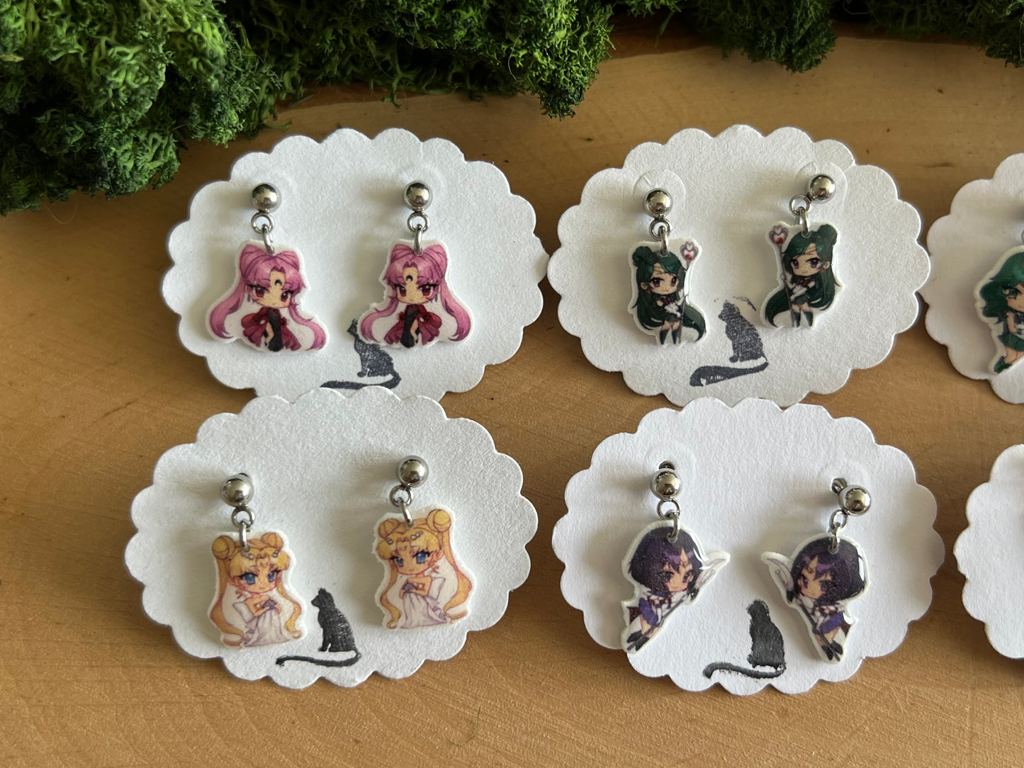 Sailor Krieger Charakter Ohrstecker hängend