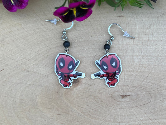 Deadpool Charakter Ohrhänger