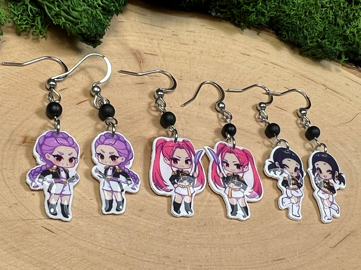 Huntrix Ohrhänger aus K-Pop Demon Hunters