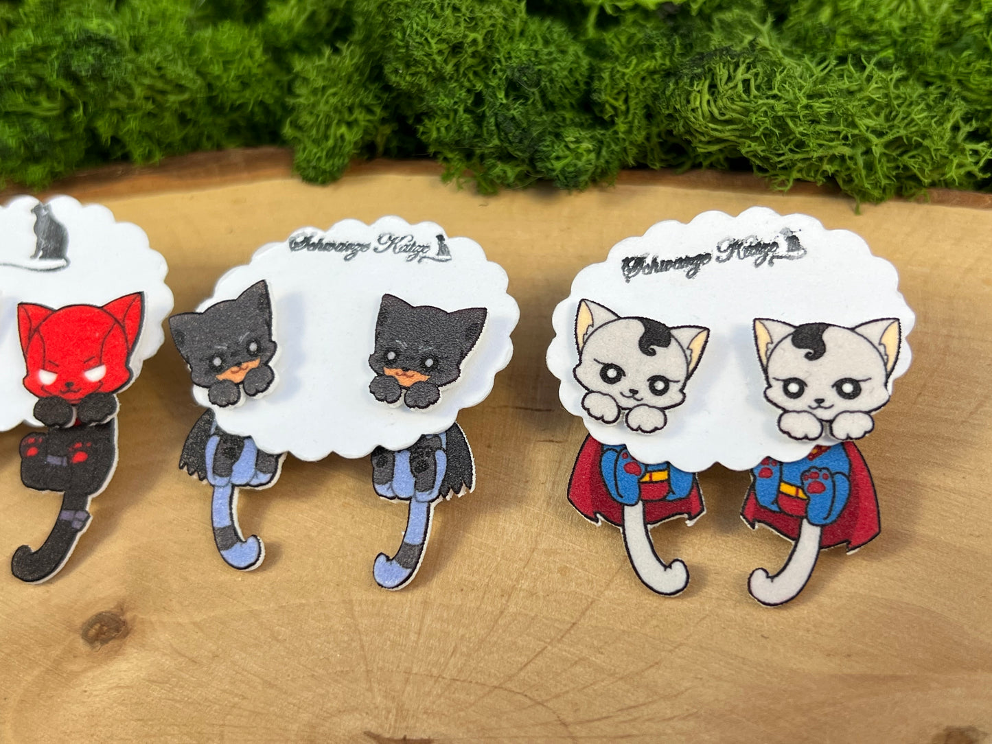 Batman, Superman Katzen Doppelstecker
