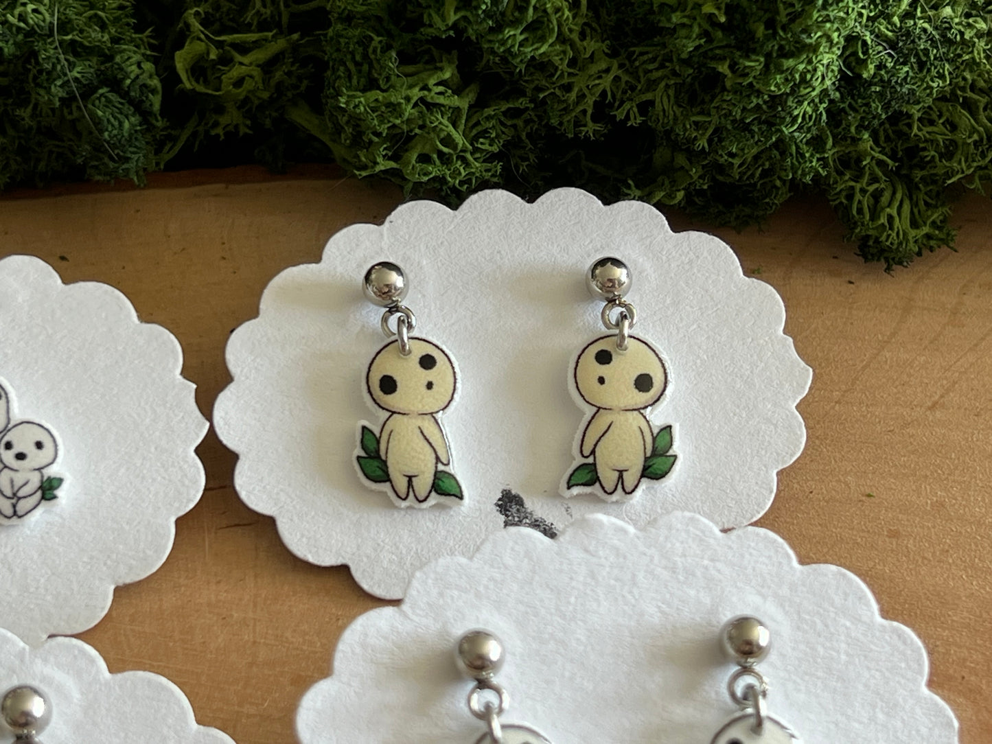 Prinzessin Mononoke Charakter Ohrstecker hängend