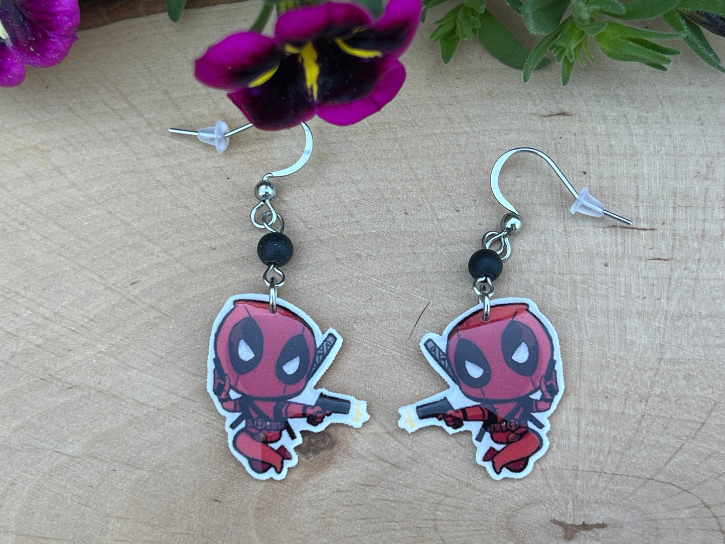 Deadpool Charakter Ohrhänger