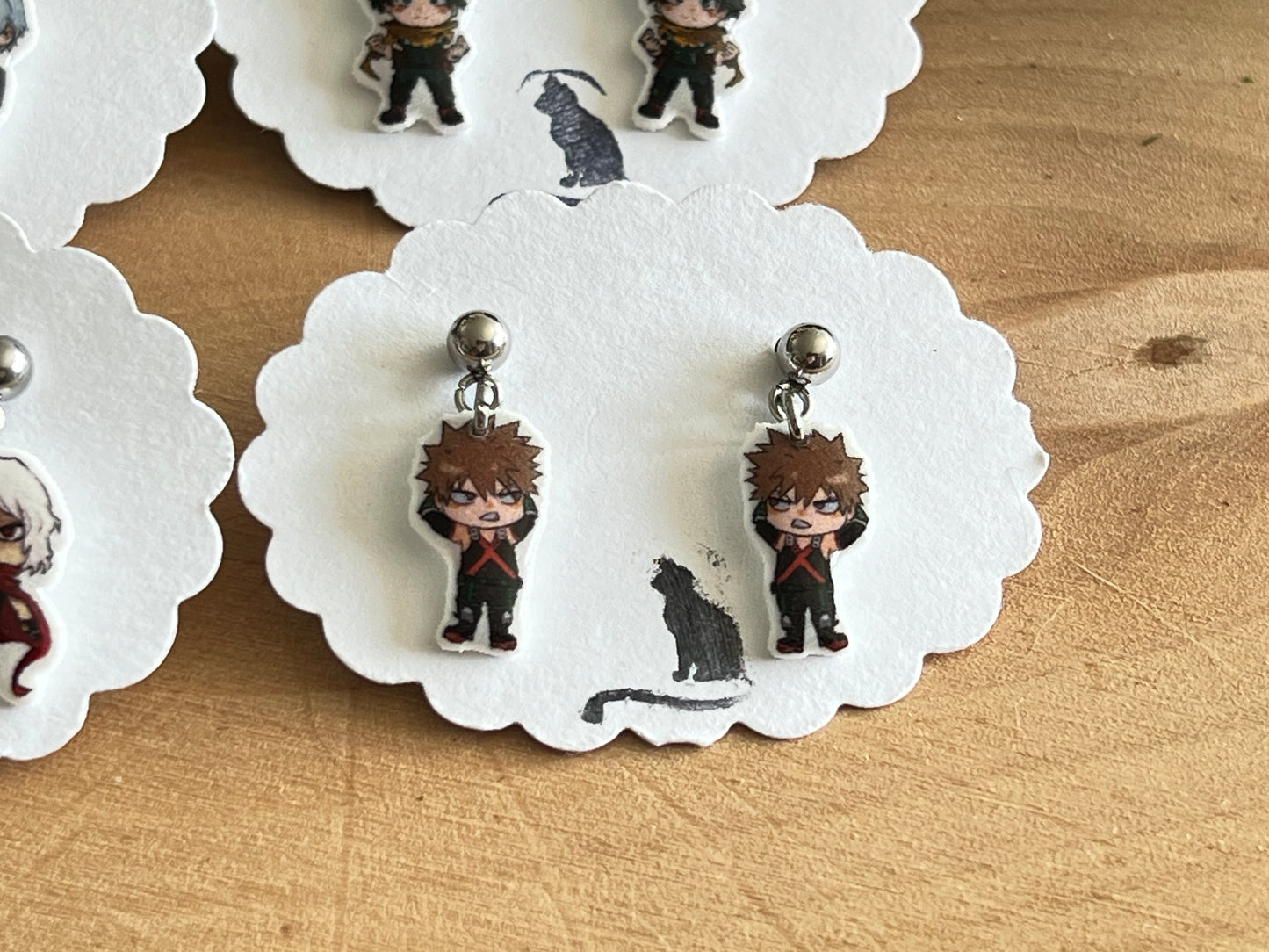 My Hero Academia Charakter Ohrstecker hängend