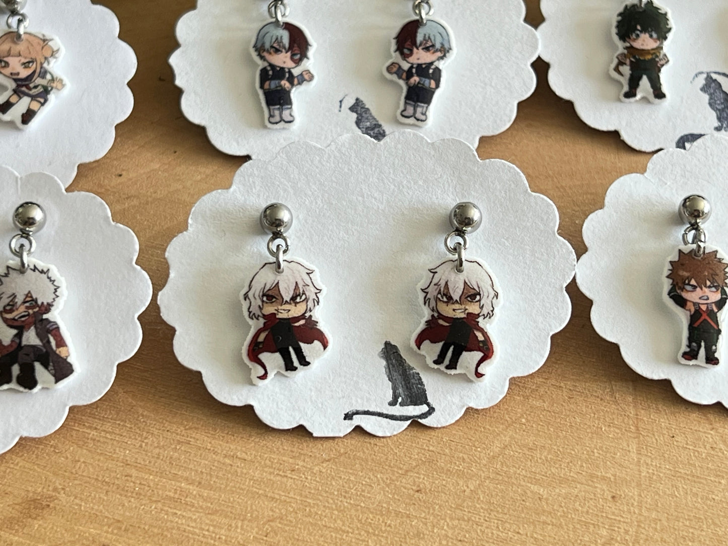My Hero Academia Charakter Ohrstecker hängend