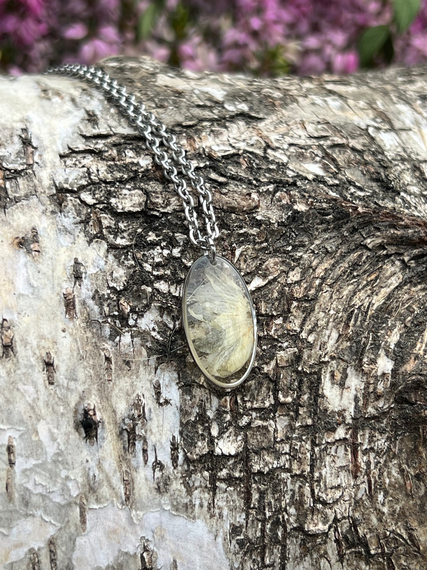 Winterjasmin Halskette Silber