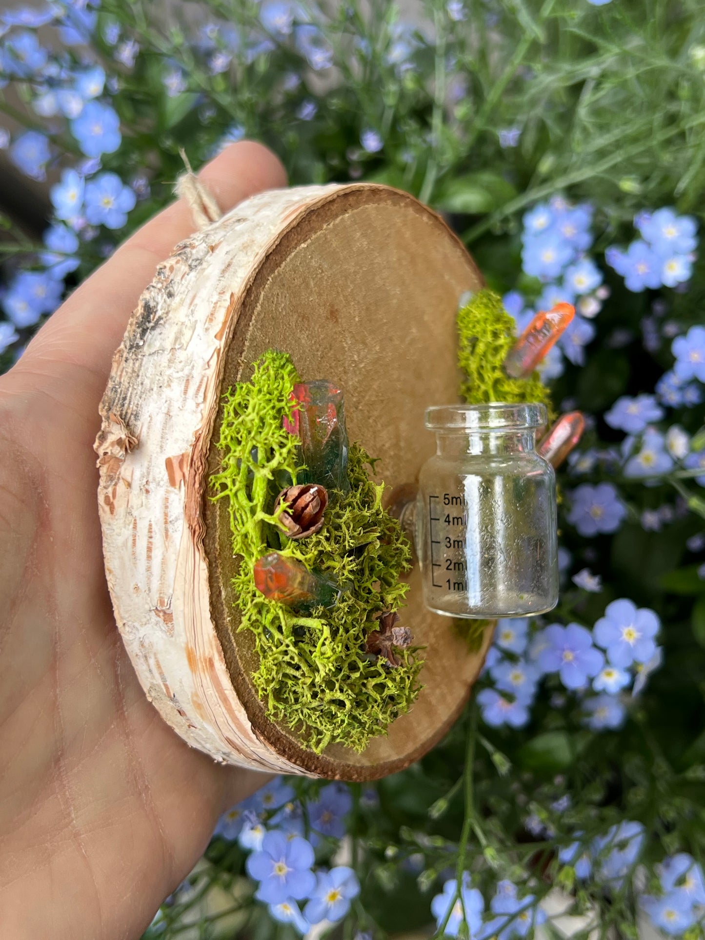 Naturwandbild mit Minivase