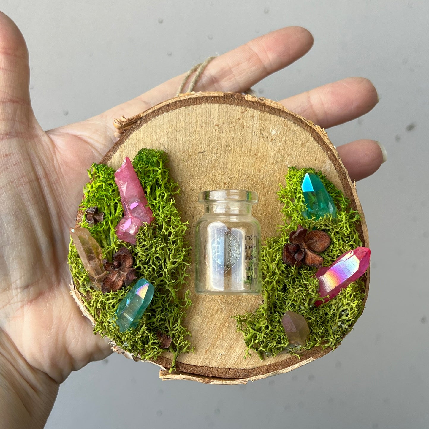 Naturwandbild mit Minivase