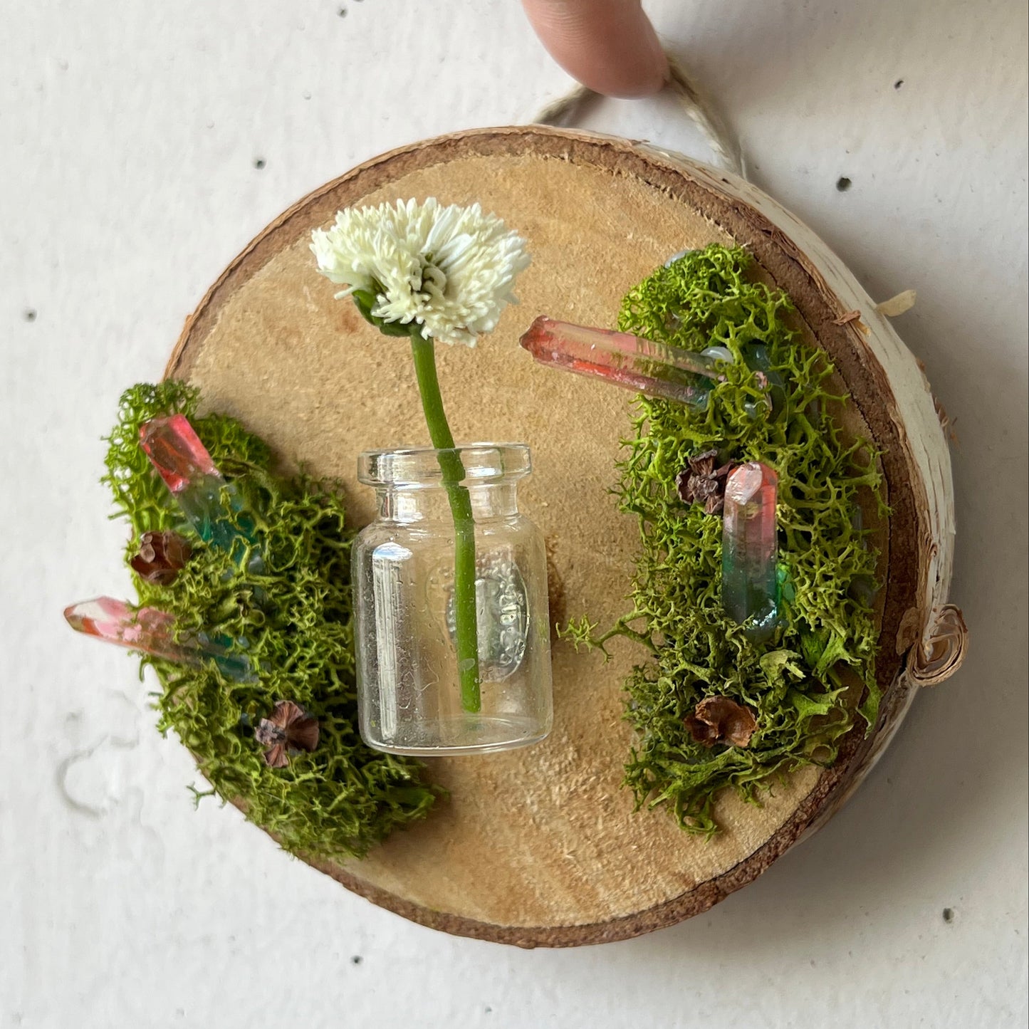 Naturwandbild mit Minivase