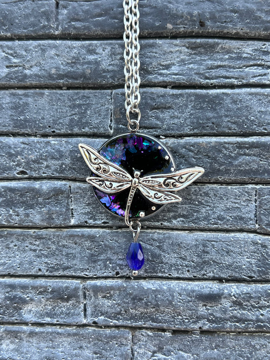 Libellen Kette Silber
