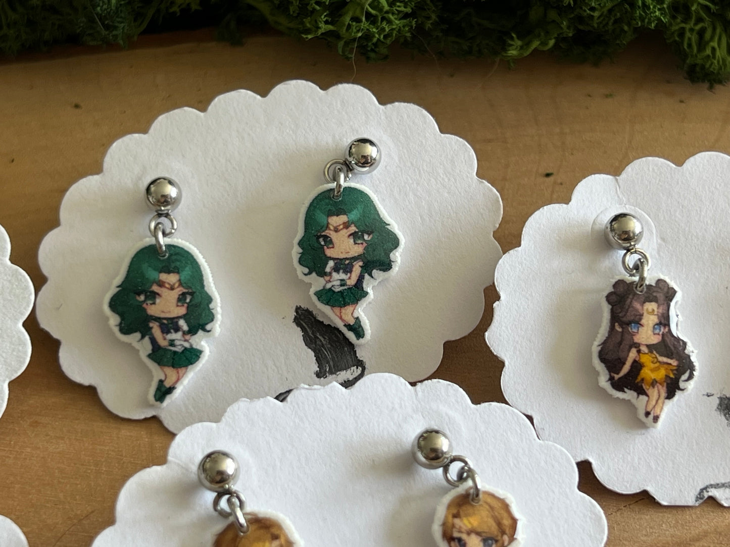 Sailor Krieger Charakter Ohrstecker hängend
