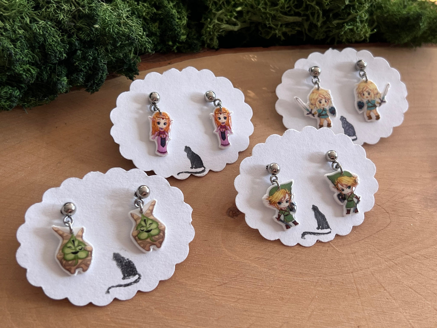 Zelda Charakter Ohrstecker hängend