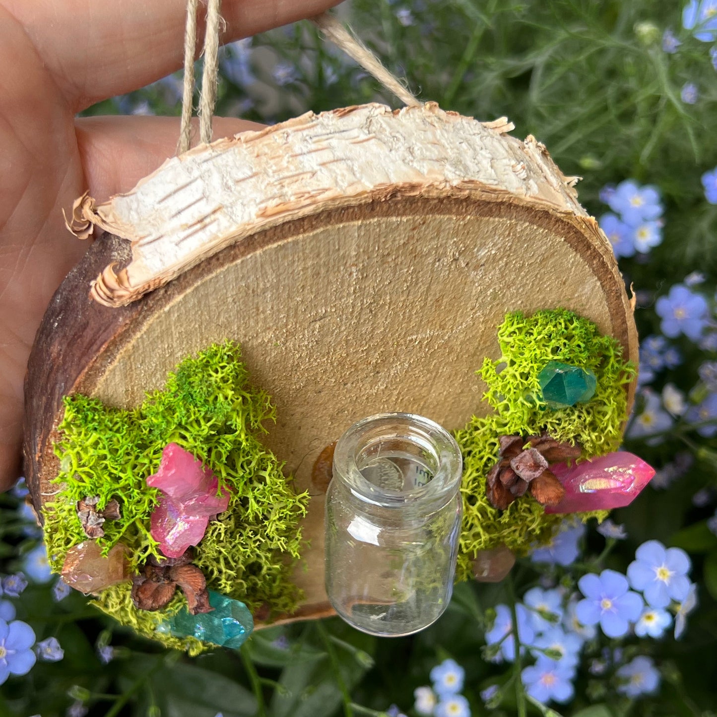 Naturwandbild mit Minivase