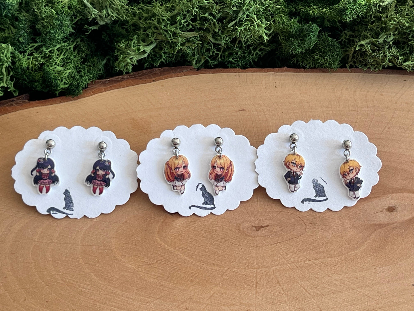 Oshi no Ko Charakter Ohrstecker hängend