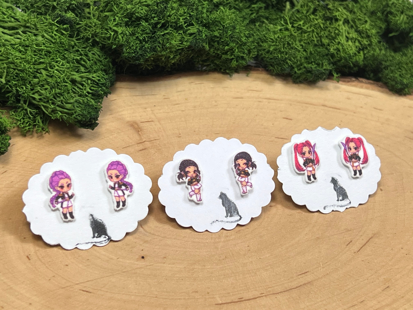 Huntrix Ohrstecker aus K-Pop Demon Hunters