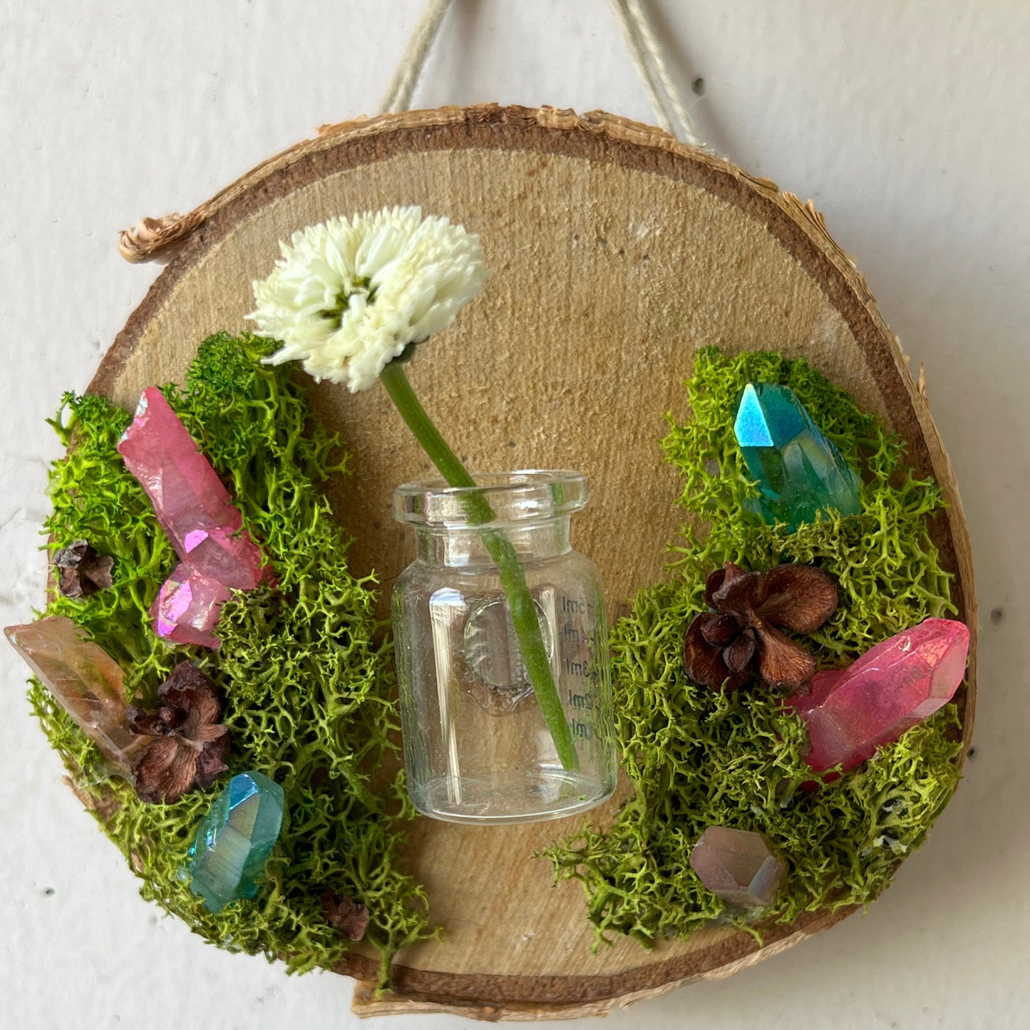 Naturwandbild mit Minivase