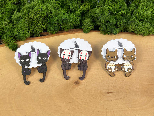 Totoro, Jiji, Ohngesichtkatze Doppelstecker