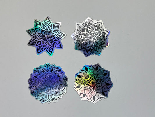 Mandala Sticker Holographisch