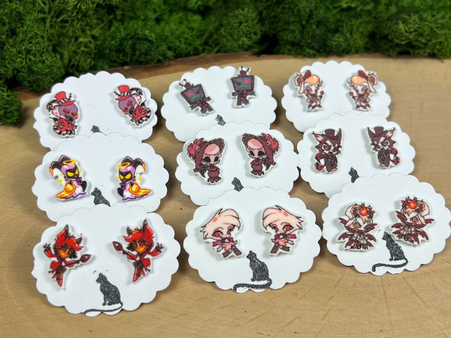 Hazbin Hotel Chibis Ohrstecker